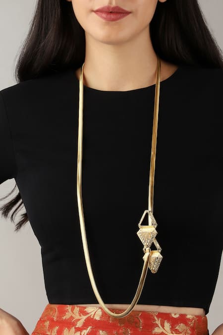 Itrana Prism Reflection Long Necklace 