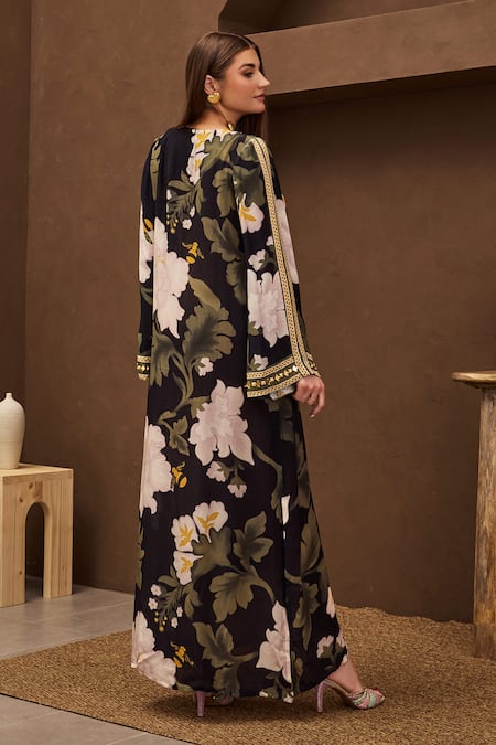 Papa Don't Preach Pret Petal Whisper Print Maxi Kaftan 