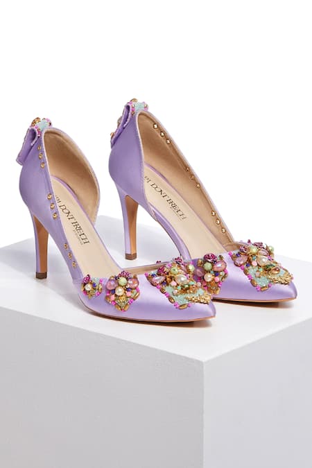 Papa Don't Preach Accessories Very Peri Embroidered Pumps 