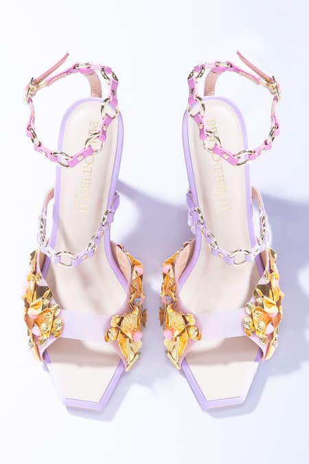 Papa Don't Preach Accessories Vine Ringlet Embroidered Stilettos 