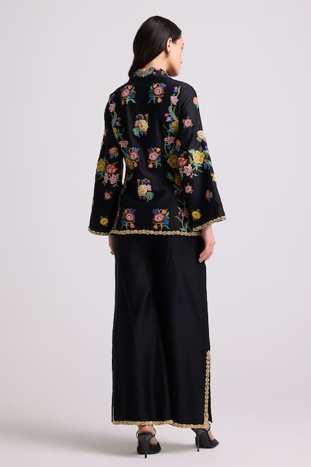 Chandrima Placement Embroidered Pant 