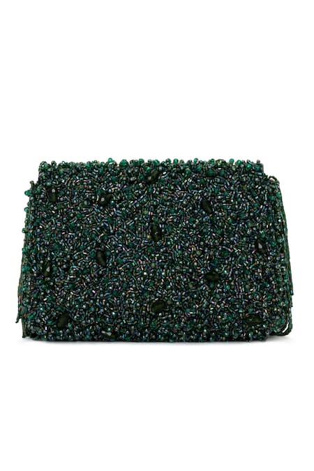 Beau Monde Amelia Crystal Embellished Clutch With Handle 