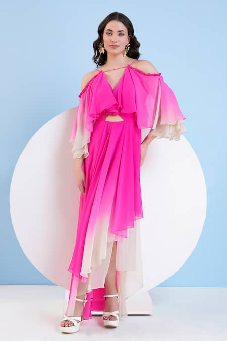 Mandira Wirk Ombre Tired Dress 