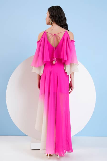 Mandira Wirk Resort Ombre Tired Dress 