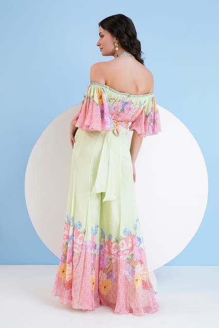 Mandira Wirk Resort Blossom Print Jumpsuit 