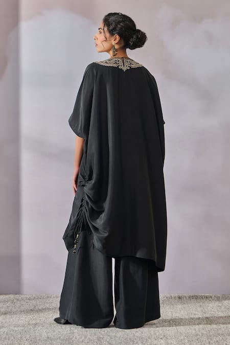 Tarun Tahiliani Embroidered Yoke Kaftan & Pant Set 