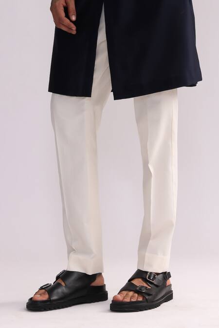 Countrymade Blue Chanderi, Cotton Embroidery Trail Dust Abstract Kurta With Pant at Aza Fashions Countrymade_Blue Chanderi, Cotton Embroidery Trail Dust Abstract Kurta With Pant _at_Aza_Fashions