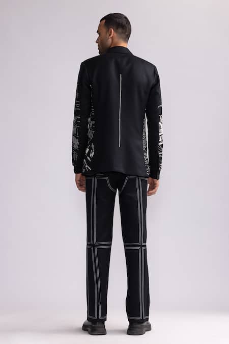 Countrymade Grand Canyon Embroidered Double Breasted Blazer 