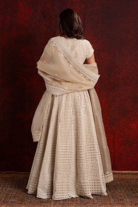 Shikha And Srishti Design Sequins Embroidered Blouse & Lehenga Set 