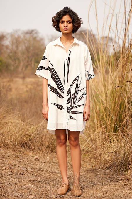 Kharakapas Eclat Printed Shirt Dress 