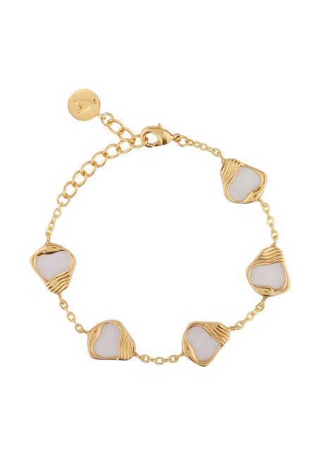 Buy Anaash White Stones Ibu Embellished Bracelet Online at Aza Fashions Buy_Anaash_White Stones Ibu Embellished Bracelet _Online_at_Aza_Fashions