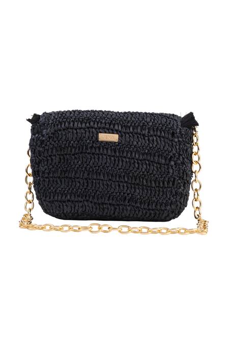 Buy Jena Black Sea Horse Emblem Crossbody Bag Online at Aza Fashions Buy_Jena_Black Sea Horse Emblem Crossbody Bag _Online_at_Aza_Fashions