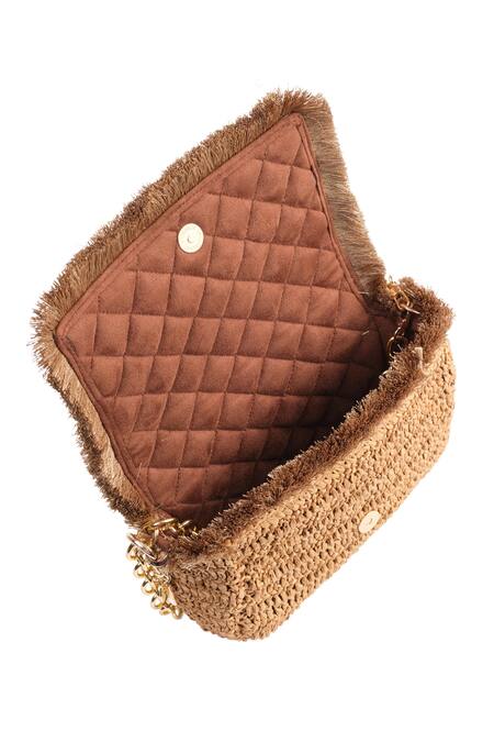 Jena_Brown Star Horse Emblem Crossbody Bag_at_Aza_Fashions