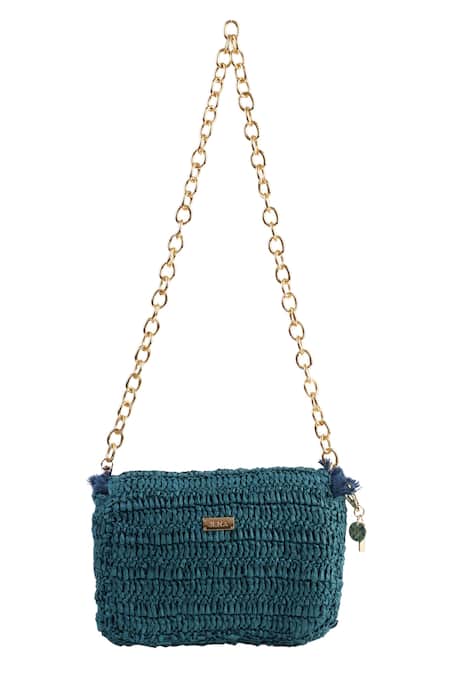 Jena Shell Emblem Crossbody Bag 
