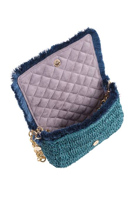 Jena Green Shell Emblem Crossbody Bag at Aza Fashions Jena_Green Shell Emblem Crossbody Bag _at_Aza_Fashions