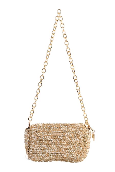 Jena 3-Weave Real Embellished Clutch 