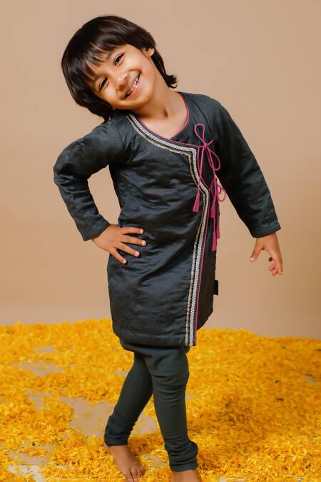 Swati Golyan Hand Quilted Angrakha Set 