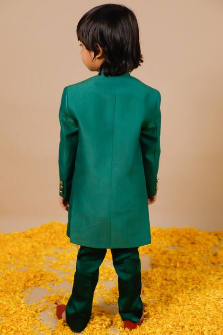 Swati Golyan Full Sleeve Plain Jodhpuri Set 