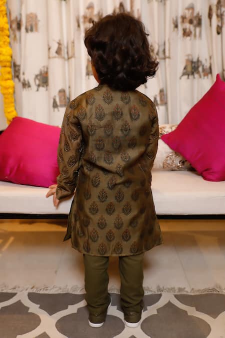 Swati Golyan Florette Handblock Print Kurta Set 