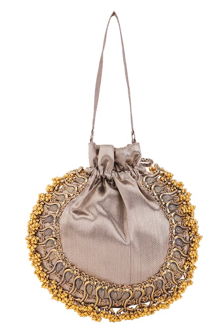 5elements Leander Textured Embellished Potli 