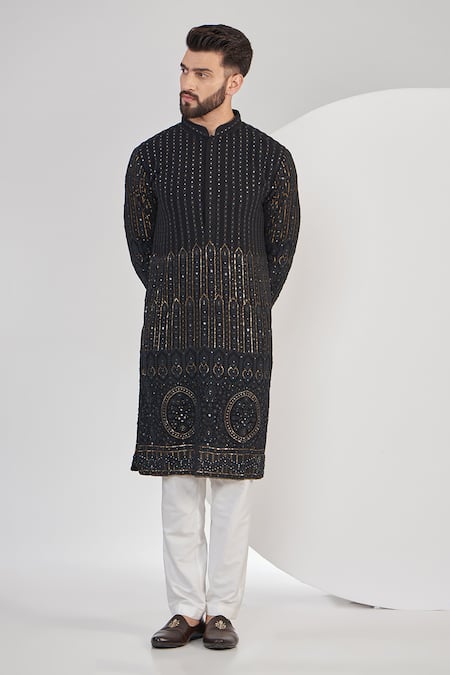 Kasbah Chikankari Embroidered Kurta Set 