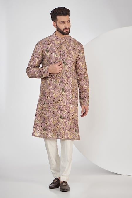 Kasbah Paisley Print Kurta Set 