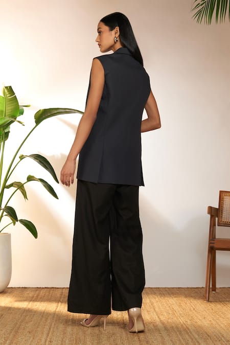 Masaba Tropicool Print Sleeveless Blazer 