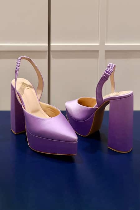 Shop_Tiesta_Purple Pointed Toe Block Heels _at_Aza_Fashions