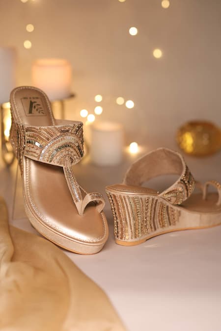 House Of Vian Maya Embellished Wedges 