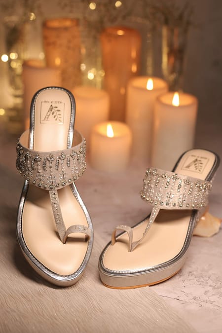 House Of Vian Sitarah Embellished Wedges 