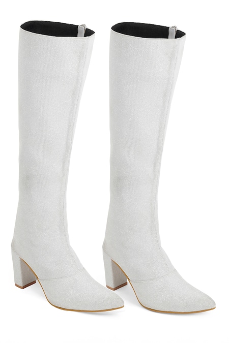 Zori World Snowflake Embroidered Sparkling Boots 