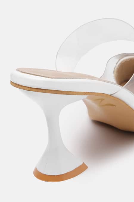 Buy_Zori World_Multi Color Rhinestones Studded Heart Toed Heels _Online_at_Aza_Fashions