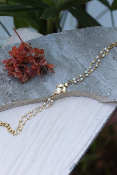 Do Taara Kundan Embellished Bracelet 