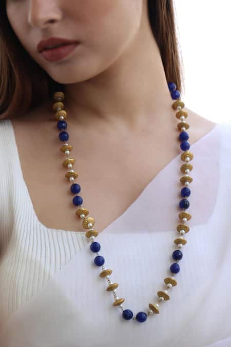 Do Taara Natural Stone Embellished Necklace 