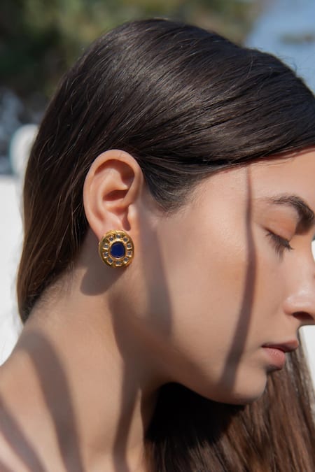 Do Taara Kundan Embellished Stud Earrings 