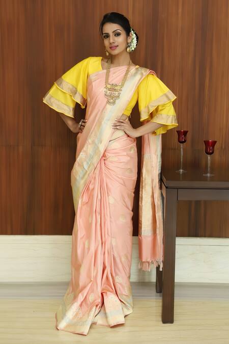 Sangeeta Boochra Gold Plated Temple Carved Cutwork Pendant Necklace Online at Aza Fashions Sangeeta Boochra_Gold Plated Temple Carved Cutwork Pendant Necklace _Online_at_Aza_Fashions