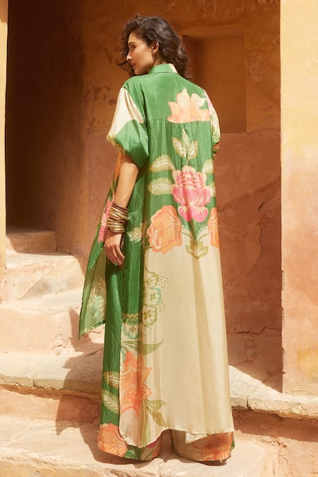 Paulmi And Harsh Floral Print Kurta & Pant Set 