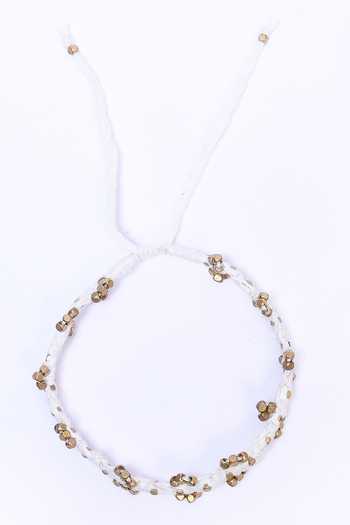 Buy Nayaab By Aleezeh White Thread, Bead Embellished Anklets- Set Of 2 Online at Aza Fashions Buy_Nayaab By Aleezeh_White Thread, Bead Embellished Anklets- Set Of 2_Online_at_Aza_Fashions