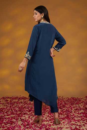 House Of Supriya Ambrosia Zari Embroidered Kurta With Pant 