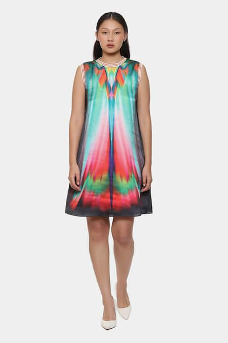 Satya Paul Dance Floor Printed Dress 