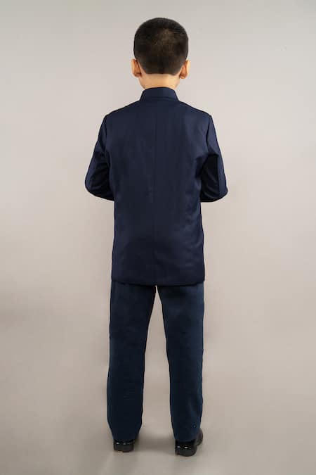 Little Brats Cutdana Embroidered Prince Coat Set 