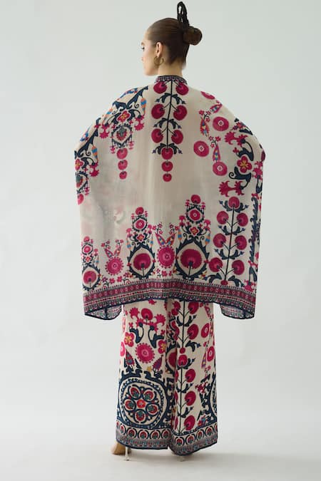 Rajdeep Ranawat Chanel Band Collar Printed Tunic 