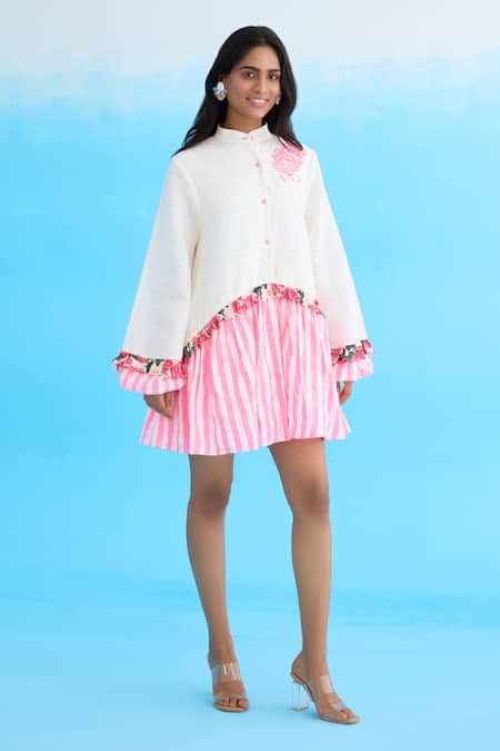 Nikasha Candy Striped Mini Dress 