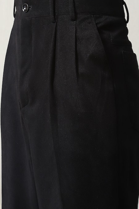 Buy Soniya G Black Suede, Velvet Stones Swarovski Embellished Shirt And Pant Set Online at Aza Fashions Buy_Soniya G_Black Suede, Velvet Stones Swarovski Embellished Shirt And Pant Set _Online_at_Aza_Fashions