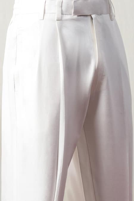 Buy_Soniya G_Ivory Handloom Cotton Embroidery Paisley Kurta With Pant _Online_at_Aza_Fashions
