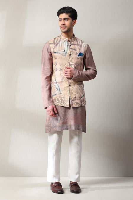 Soniya G Printed Bundi & Kurta Set 