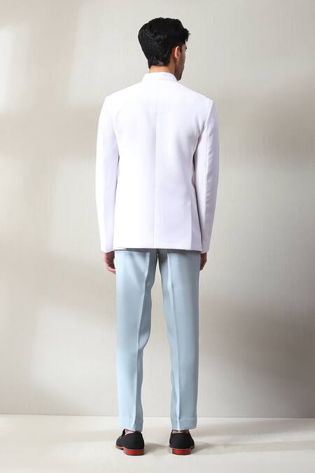 Soniya G Floral Placement Embellished Bandhgala Set 