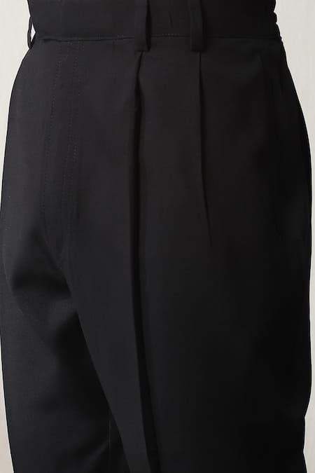 Shop_Soniya G_Multi Color Silk Zari, Beads Black Bundi And Kurta Set _Online_at_Aza_Fashions