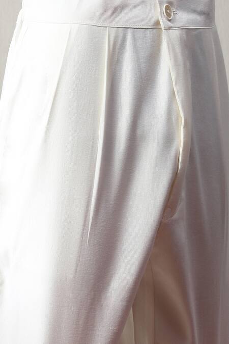 Buy Soniya G Off White Silk Beads, Embroidery Bundi And Kurta Set Online at Aza Fashions Buy_Soniya G_Off White Silk Beads, Embroidery Bundi And Kurta Set _Online_at_Aza_Fashions