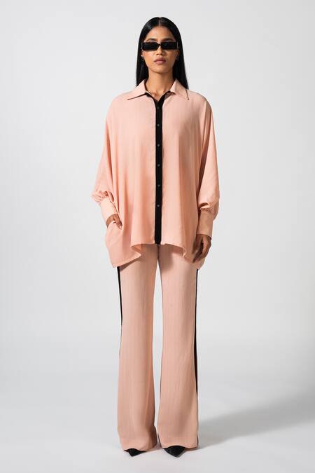 Pocketful Of Cherrie_Pink Aurora Ballet Bell Pant _Online_at_Aza_Fashions